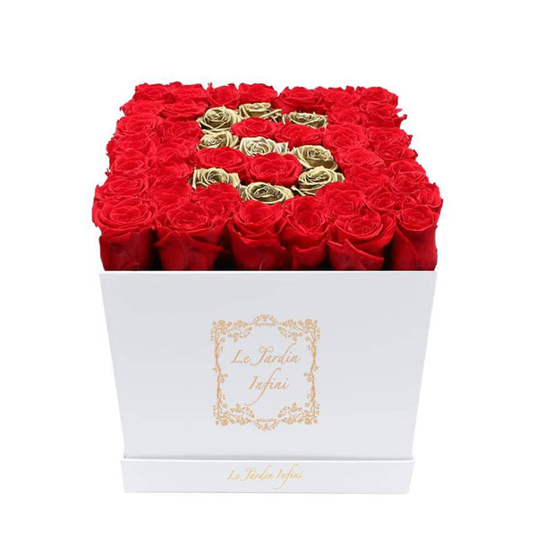 Florist Supplies 4 PCS Eternal Flower Gift Infinity Red Roses
